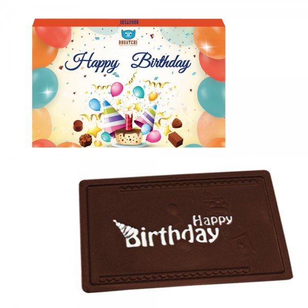 BOGATCHI Gift Ideas, Happy Birthday Chocolates Gift Box, Birthday Greetings, Dark Chocolates, Love Chocolates, Premium Chocolates, 70 g